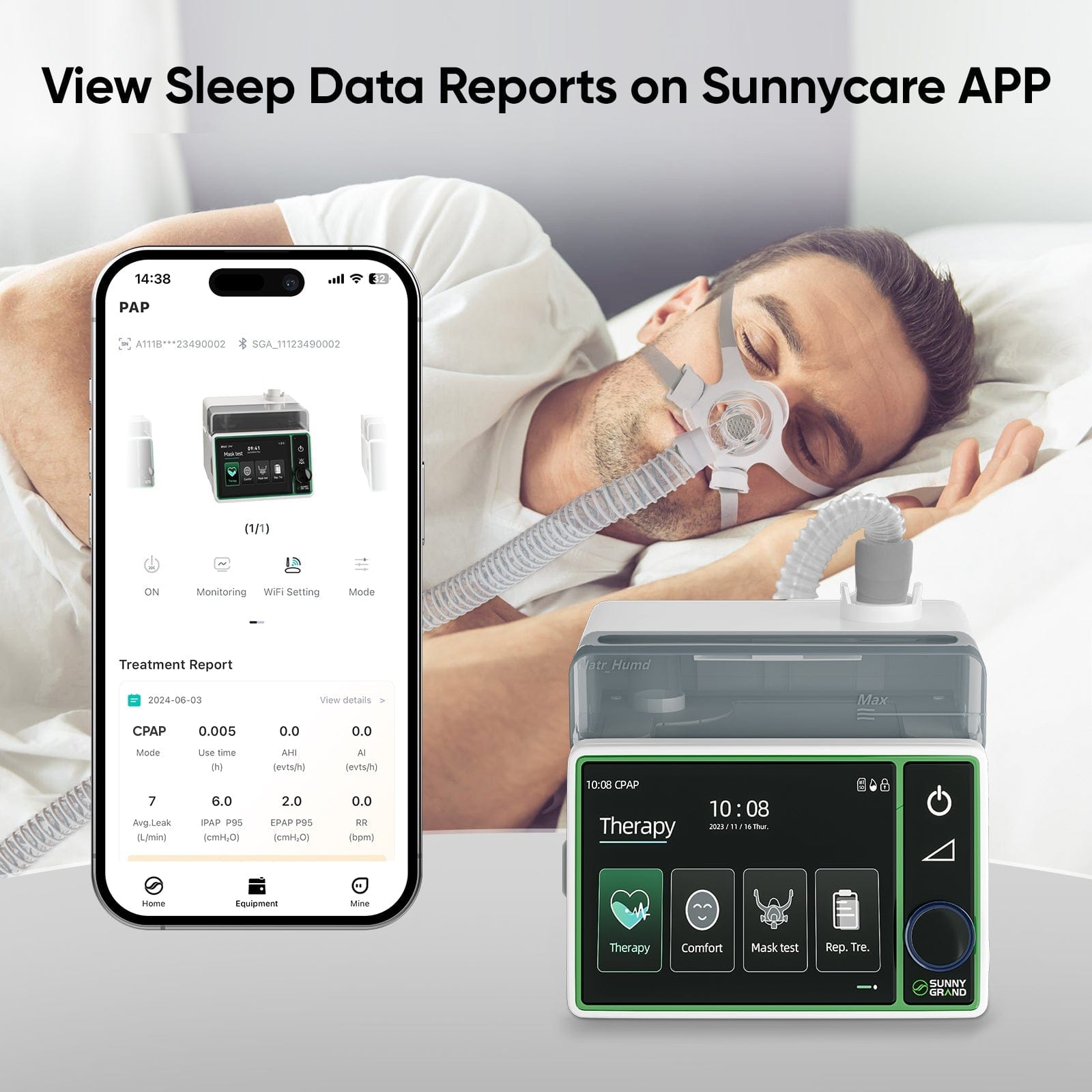 VARON 20A CPAP Machine — Sunnygrand™