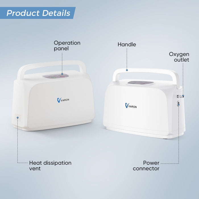 VARON 3L/min Portable Oxygen Concentrator VL-1