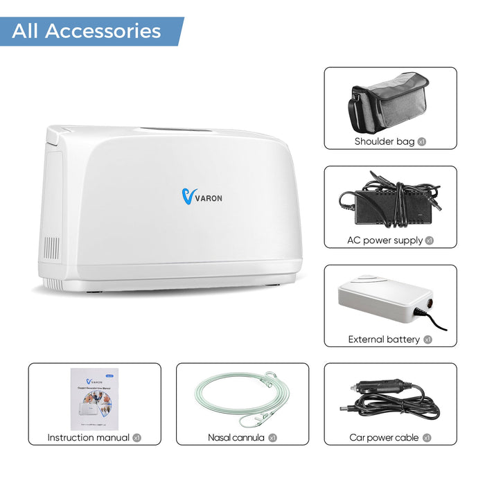 VARON 3L/min Portable Oxygen Concentrator VL-1