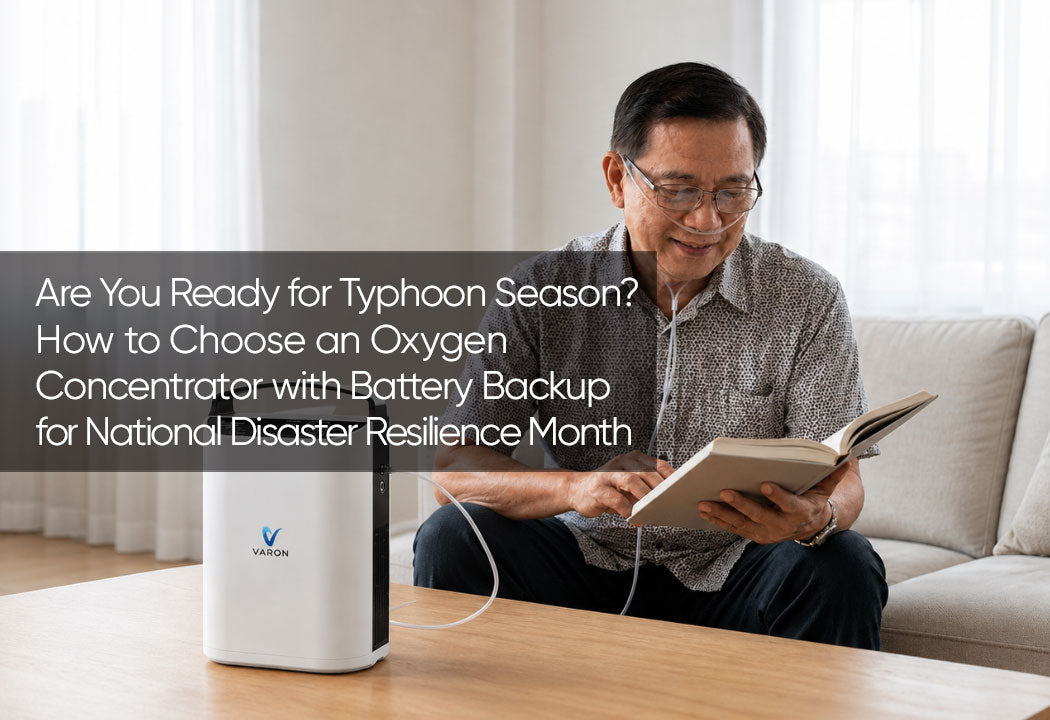 Are You Ready for Typhoon Season? How to Choose an Oxygen Concentrator with Battery Backup for National Disaster Resilience Month