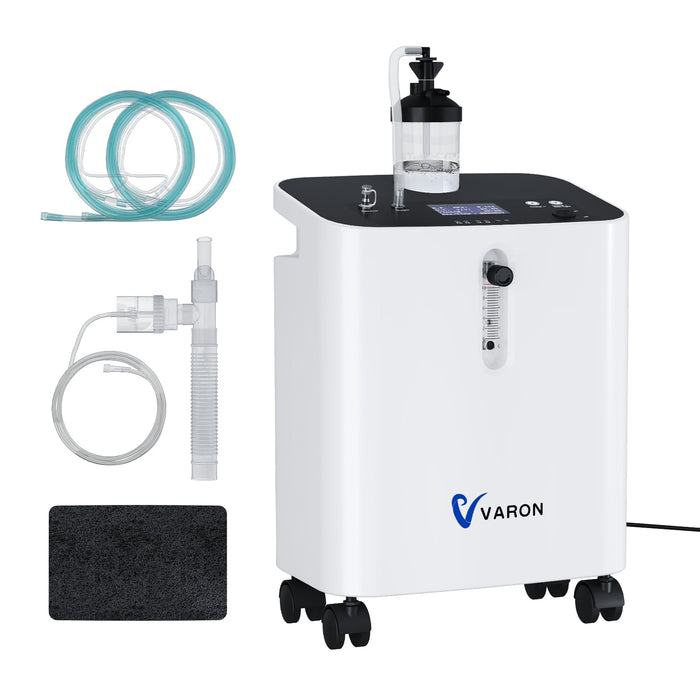 VARON Serene 3 Quiet Home Oxygen Concentrator | 1-10L/min Flow Settings