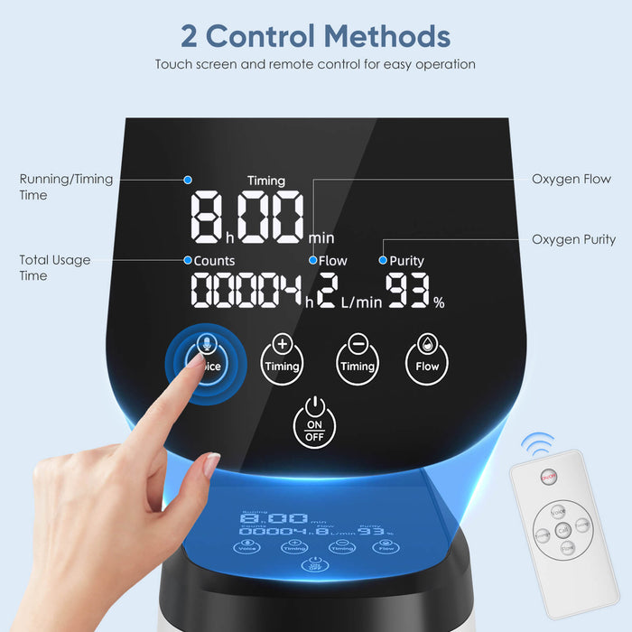 VH-2 PRO High-Performance Oxygen Concentrator | Safe Home Use Device