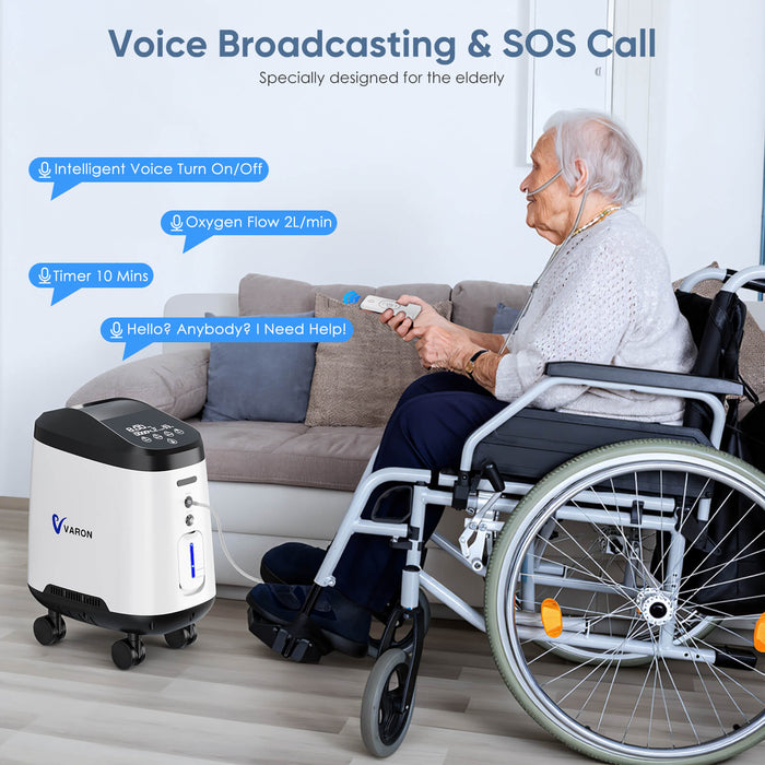 VH-2 PRO High-Performance Oxygen Concentrator | Safe Home Use Device