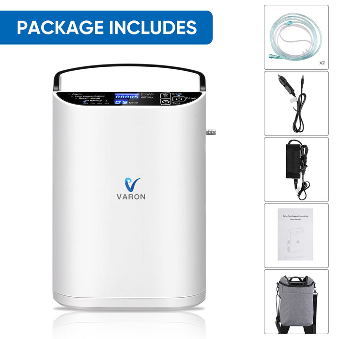 VARON 5L Pulse Flow Portable Oxygen Concentrator VP-1