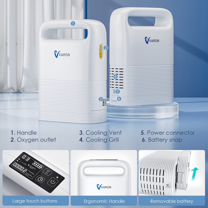 VP-2  Portable Oxygen Concentrator 5L Pulse Flow