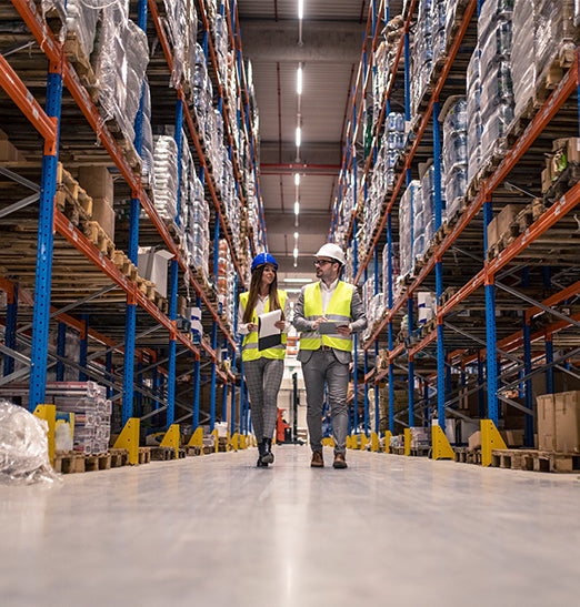 Large-scale warehousing centers and efficient warehousing supporting systems