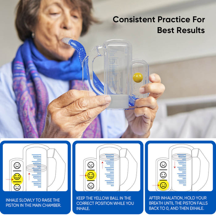 5000ML Lung Breathing Trainer