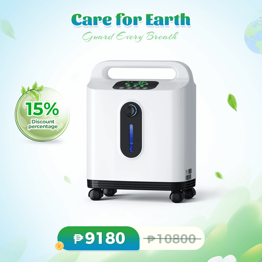 VARON DF-011 |Continuous Flow Home-Use 1-8L/Min Oxygen Concentrator