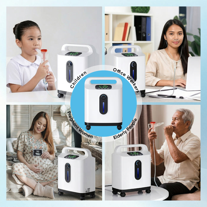 VARON DF-011 |Continuous Flow Home-Use 1-8L/Min Oxygen Concentrator