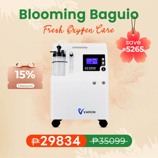 7×24  Use|VARON Serene 5 Premium 5L Oxygen Concentrator