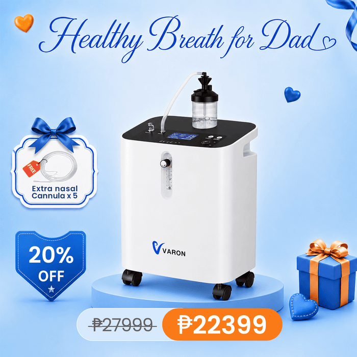 VARON Serene 3 Quiet Home Oxygen Concentrator | 1-10L/min Flow Settings