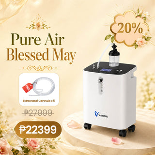 7×24  Use|VARON Serene 3 1-10L Quiet Oxygen Concentrator 