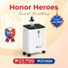 VARON Serene 3 stationary oxygen concentrator for home use with adjustable 1-10L/min flow settings.
