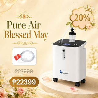 7×24  Use|VARON Serene 3 1-10L Quiet Oxygen Concentrator 