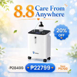 7×24  Use|VARON Serene 3 1-10L Quiet Oxygen Concentrator 