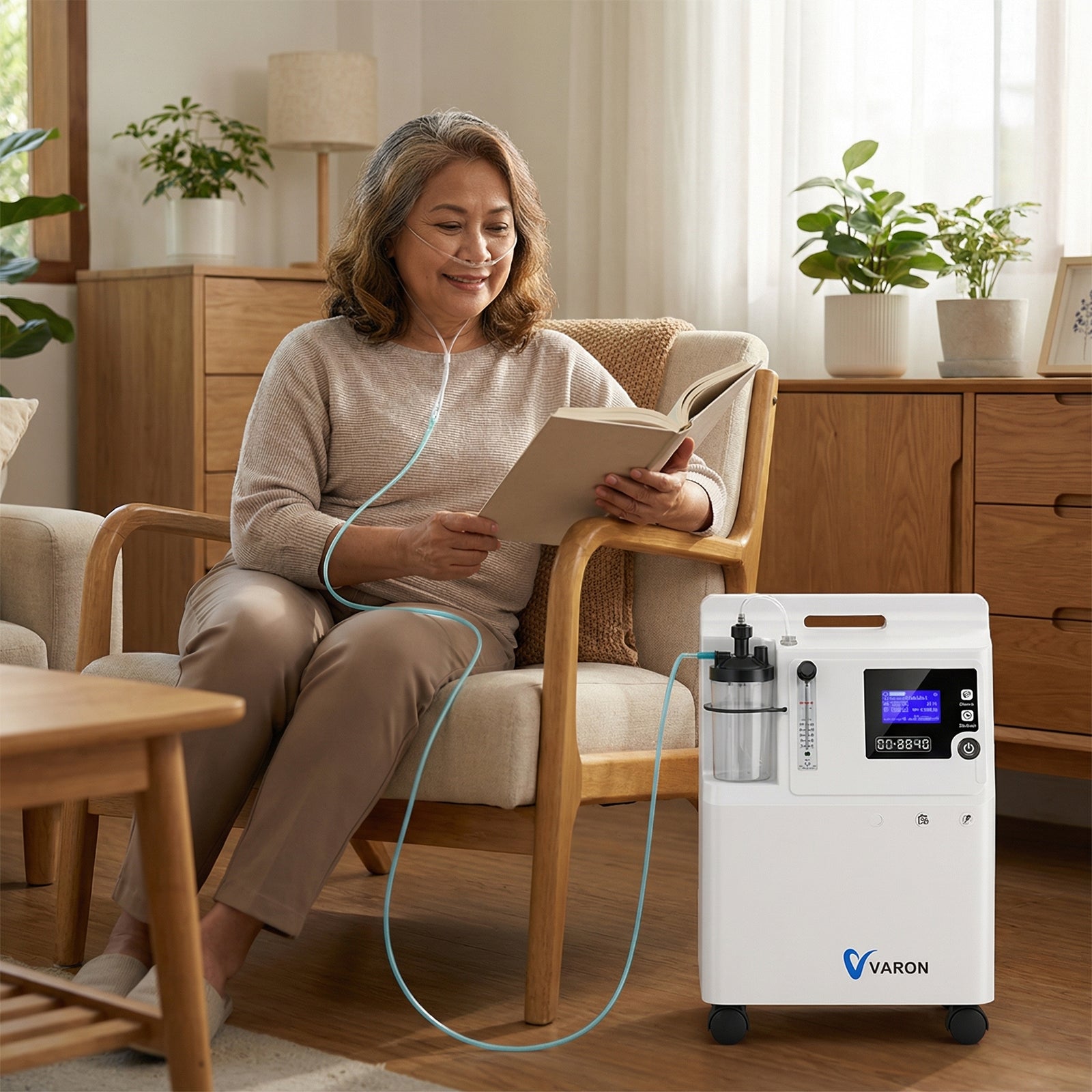 VARON 5L Premium Home Oxygen Concentrator Serene 5