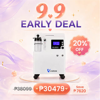 7×24  Use|VARON Serene 5 Premium 5L Oxygen Concentrator
