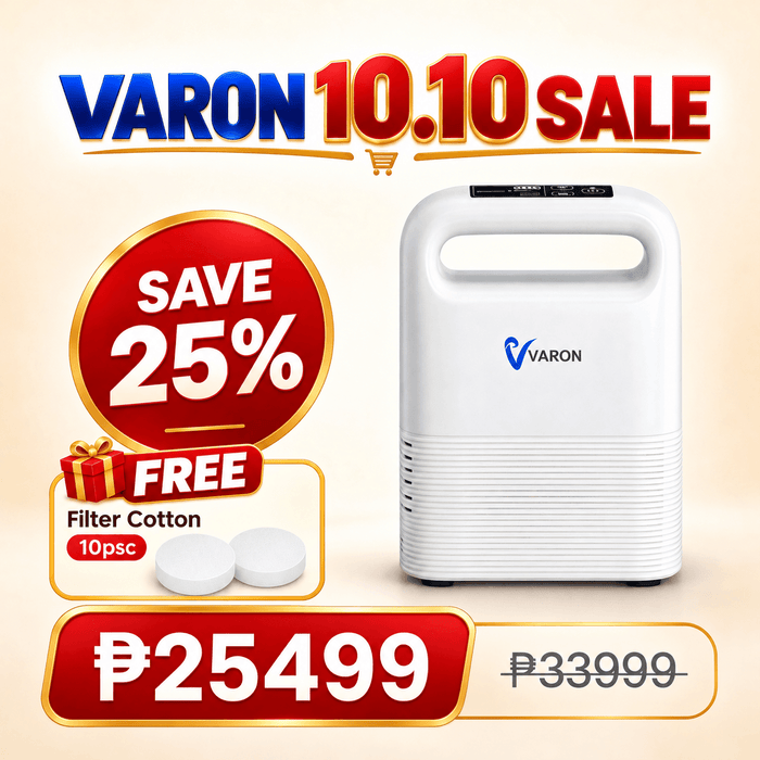 VARON 5L Pulse Flow Portable Oxygen Concentrator VP-2