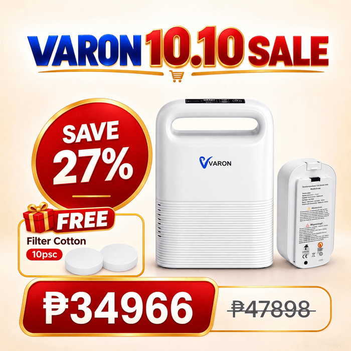 VARON 5L Pulse Flow Portable Oxygen Concentrator VP-2