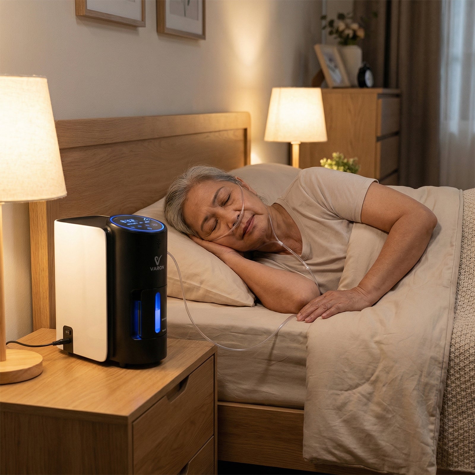 VARON  1-7L/min Home Oxygen Concentrator VH-1