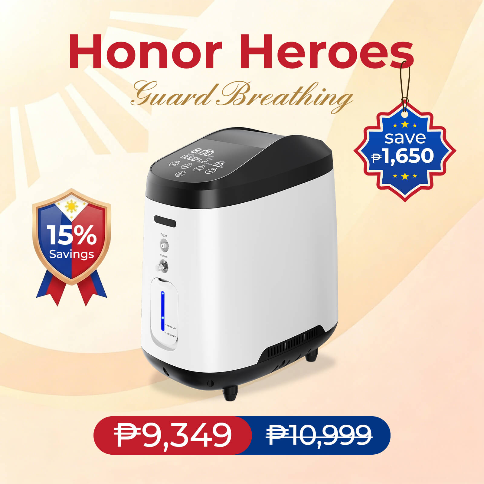 VARON VH-2 Home Oxygen Concentrator 1-7L/min