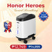 VARON VH-2 PRO stationary oxygen concentrator, providing reliable 1-8L/min flow for home oxygen therapy.