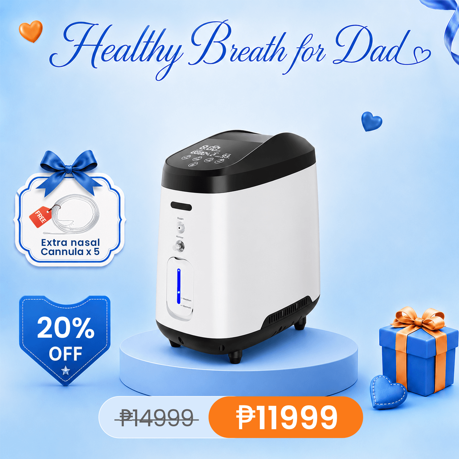 VARON 1-8L/min Home Oxygen Concentrator VH-2 PRO
