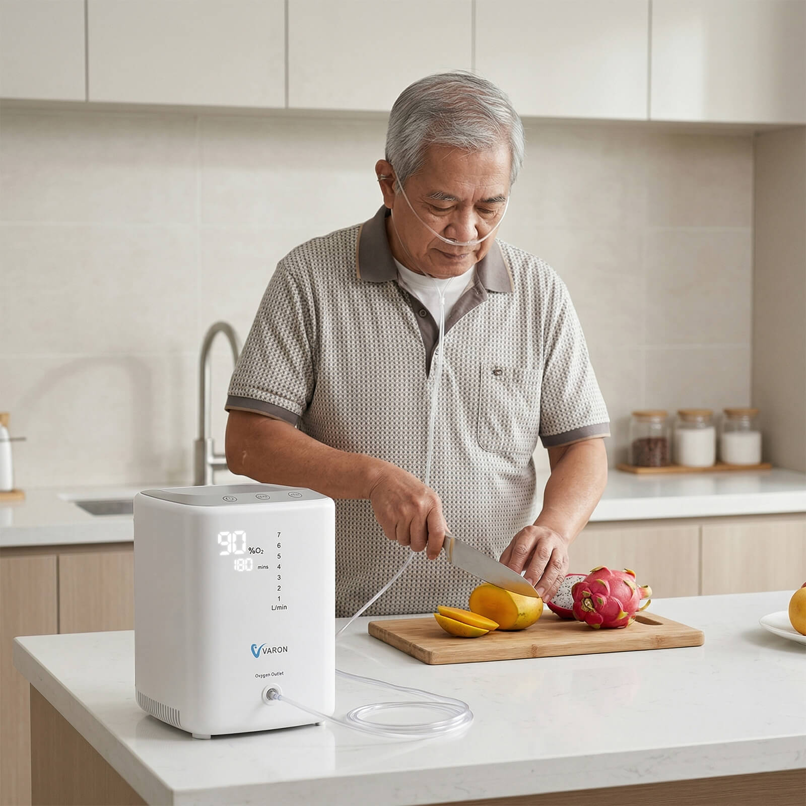 VARON 1-7L/min  Home Oxygen Concentrator VH-3