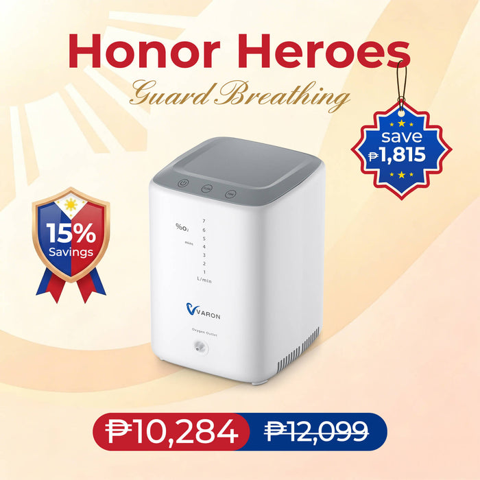 VARON VH-3 Home Oxygen Concentrator for 1-7L/min respiratory support.