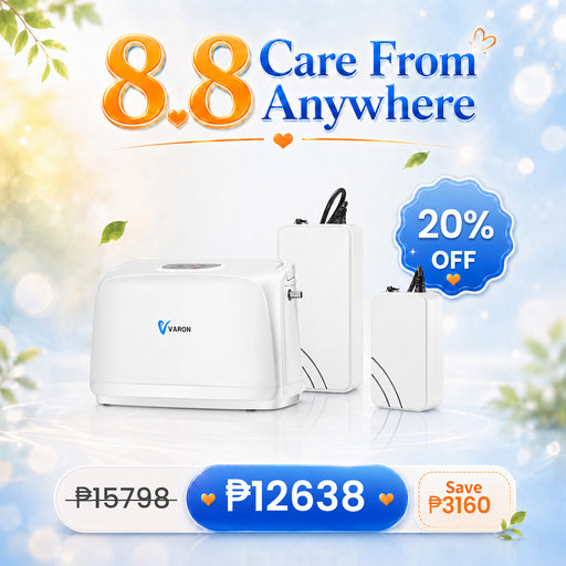 VARON VL-1 Oxygen Concentrator Combo with Extra Battery