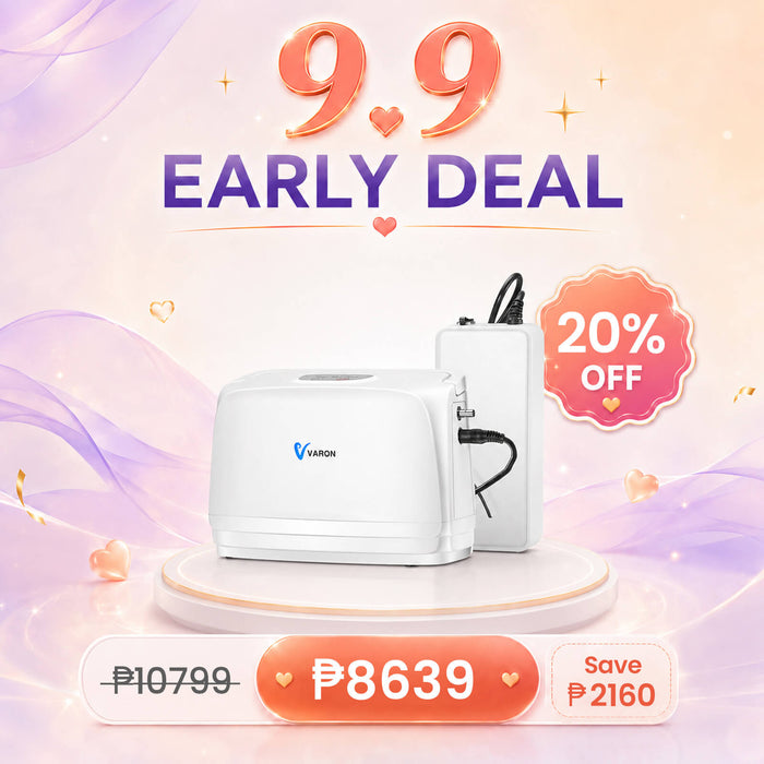 VARON VL-1 Oxygen Concentrator Combo with Extra Battery