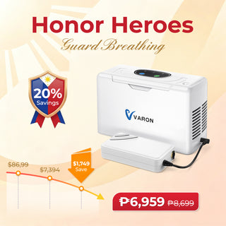 VARON 3L Continuous  Flow Portable Oxygen Concentrator VL-2