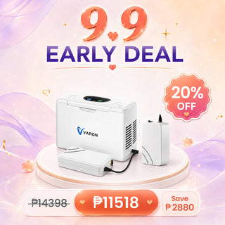 VARON VL-2 Oxygen Concentrator Combo with Extra Battery