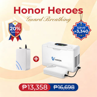 VARON VL-2 Oxygen Concentrator Combo with Extra Battery