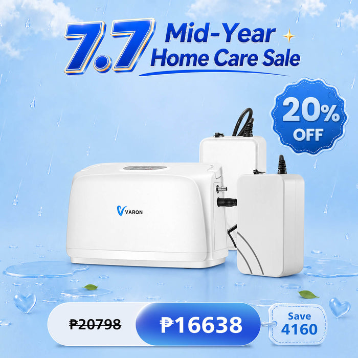 VARON VL-1 Oxygen Concentrator Combo with Extra Battery