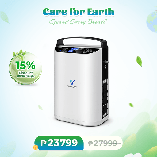 VARON 5L Pulse Flow Portable Oxygen Concentrator VP-1