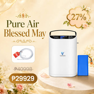 VARON VP-1 Oxygen Concentrator Combo with Extra Battery