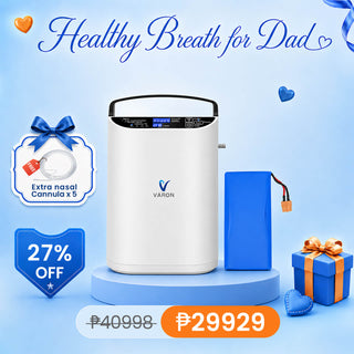VARON VP-1 Oxygen Concentrator Combo with Extra Battery