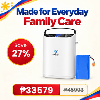 VARON VP-1 Oxygen Concentrator Combo with Extra Battery