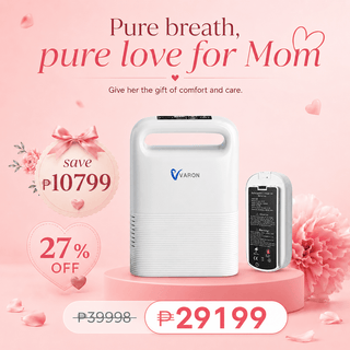 VARON VP-2 Oxygen Concentrator Combo with Extra Battery