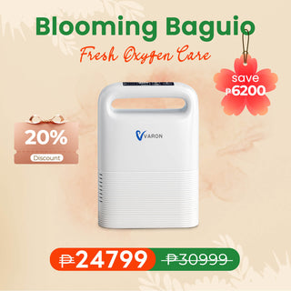 VARON 5L Pulse Flow Portable Oxygen Concentrator VP-2