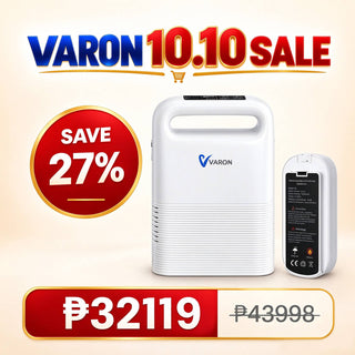 VARON VP-2 Oxygen Concentrator Combo with Extra Battery