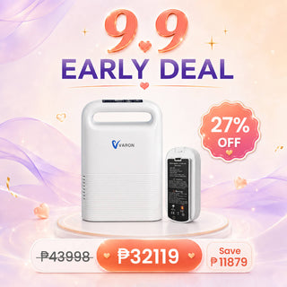 VARON VP-2 Oxygen Concentrator Combo with Extra Battery