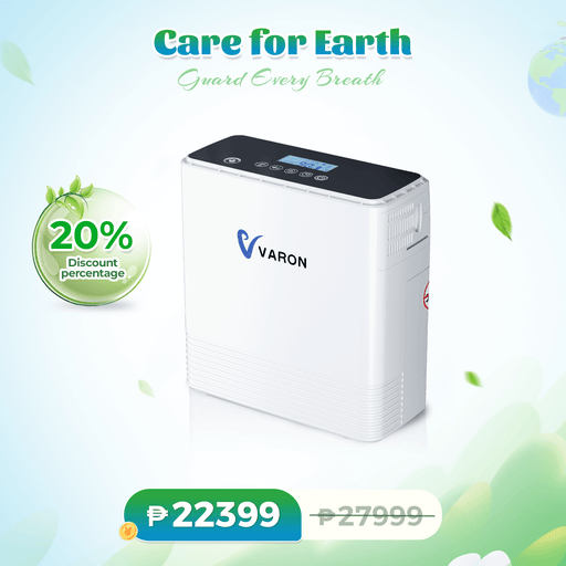 VARON 1-6L Continuous Flow Portable Oxygen Concentrator VP-6