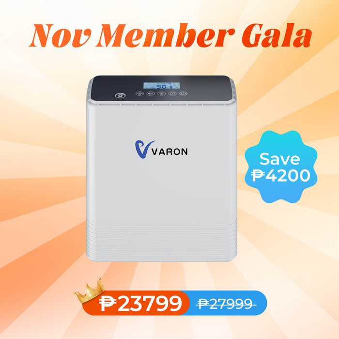 VARON 1-6L Patuloy na Daloy ng Portable Oxygen Concentrator VP-6