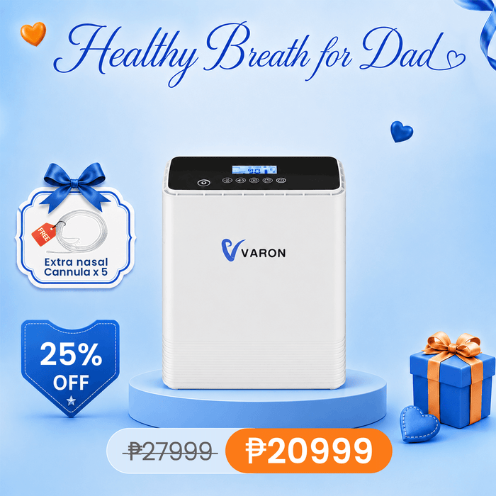 VARON 1-6L Continuous Flow Portable Oxygen Concentrator VP-6