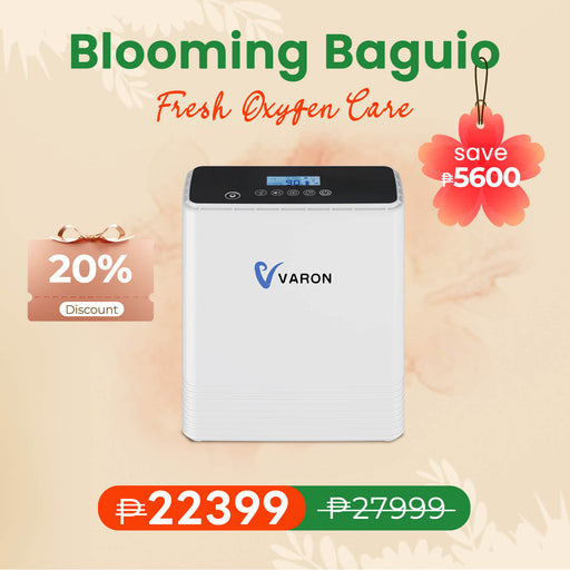 VARON 1-6L Continuous Flow Portable Oxygen Concentrator VP-6