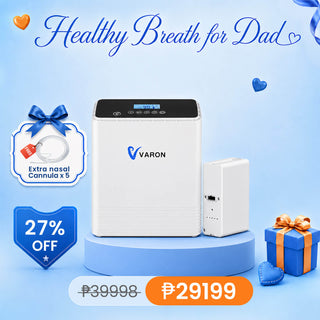 VARON VP-6 Oxygen Concentrator Combo with Extra Battery