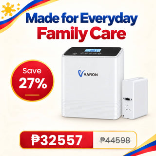 VARON VP-6 Oxygen Concentrator Combo with Extra Battery