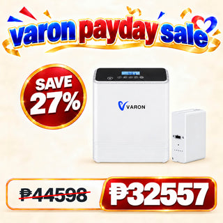 VARON VP-6 Oxygen Concentrator Combo with Extra Battery